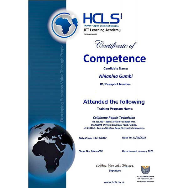 Certified Cellphone Repair Technician